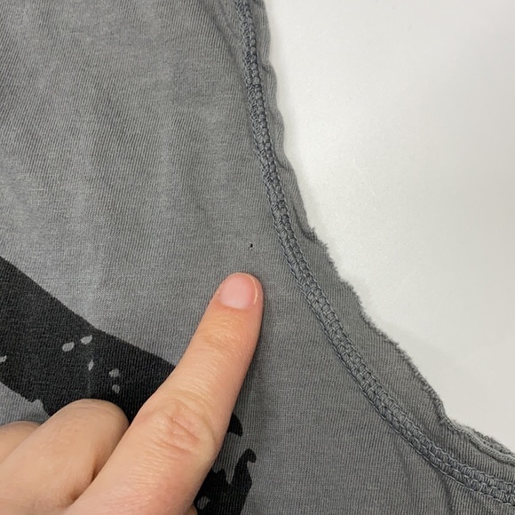 Better Bodies Gray Patriotic Flat Sleeveless Shirt Size Large - Picture 7 of 7